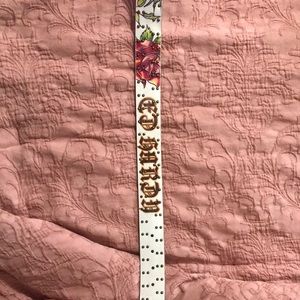 White Ed hardy belt
